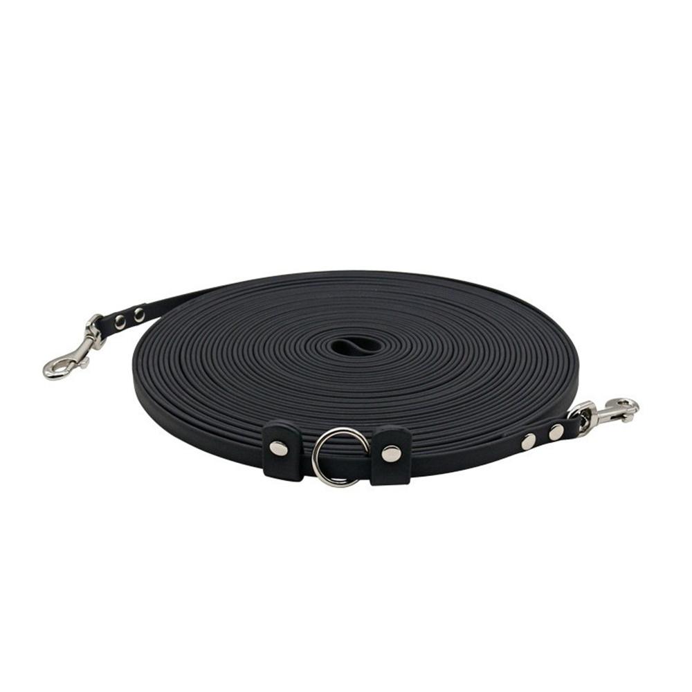 15 м ПВХ поводок для собак с двумя головками, водонепроницаемый поводок для домашних животных, для тренировок на свежем воздухе, мягкий трос для выгула домашних животных с двумя головками