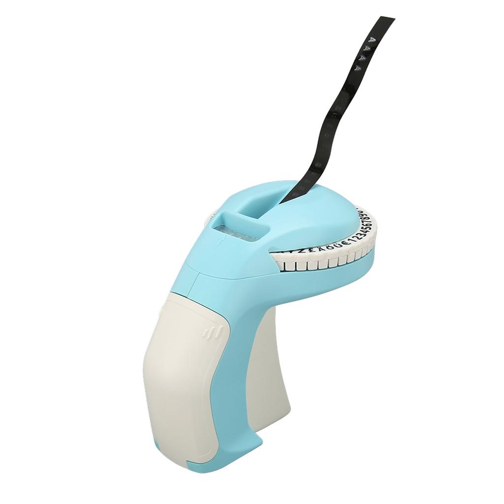 Машина для тиснения этикеток 600 точек на дюйм Ручной принтер этикеток 3D Портативный тисненый этикетировщик Writer Blue