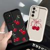 Чехол для телефона для Samsung Galaxy A55 A52 A33 чехлы A24 A15 A12 A23 A22 5G A54 A52s A53 A14 funda Чехол Мультяшный Простой Вишневый Фрукт