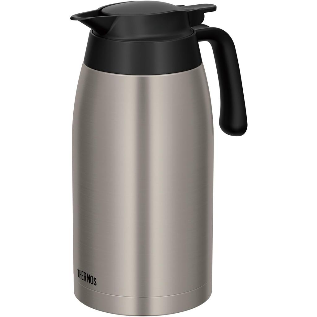 Thermos Stainless Steel Pot 2L Stainless Matte Thermal Pot Tabletop Pot Thermos Structure Heat/Cold TTB-2001 SMT