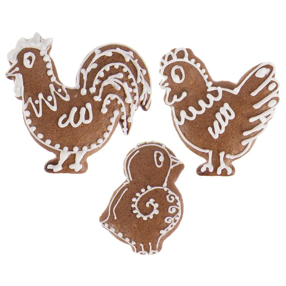 3x Праздничные Пасхальные Вырубки Формочки для Вырезания Печенья