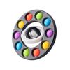 3D Infinite Flip Spinner Toy with Bubble Popper Ring Sensory Fidget Toy for Stress Relief and Focus Development Suitable for Kids and Adults