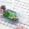 Многофункциональный складной силиконовый контейнер для ланча Bento Box, контейнер для хранения продуктов, пригодный для использования в микроволновой печи, портативный для пикника, кемпинга и отдыха на природе
