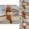 Cute Plush Capybara Keychain Adorable Stuffed Animal For Students Backpack Decoration