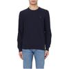 Polo Ralph Lauren Однотонный приталенный свитер с круглым вырезом для мужчин Синий 710918163-001