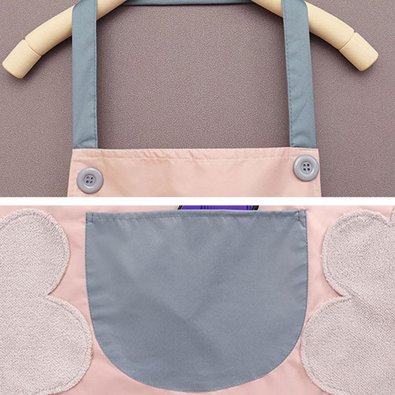 Кухонный фартук женский домашний милый кулинарный водонепроницаемый маслостойкий фартук с пятнами