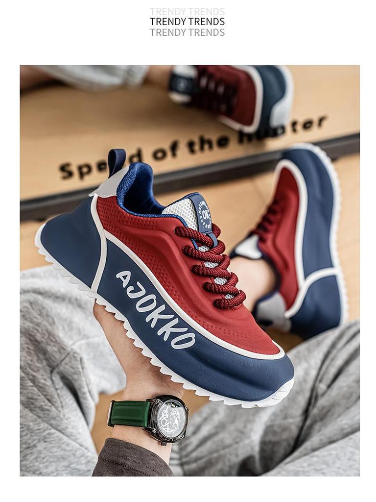 Европейские мужские кроссовки для зимнего повседневного бега 2024 года