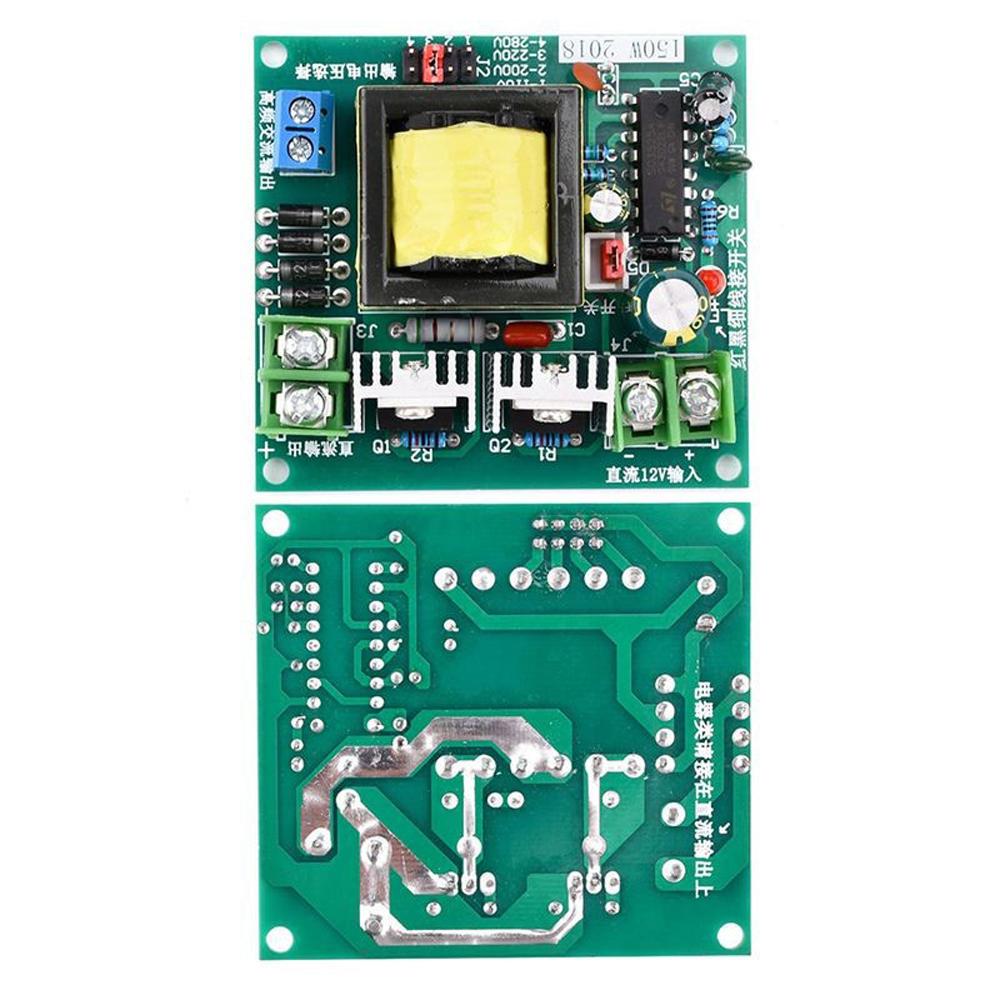 150 Вт инвертор постоянного тока, повышающий модуль, плата преобразователя постоянного тока 12 В в 110 В, 220 В, повышающий инвертор напряжения