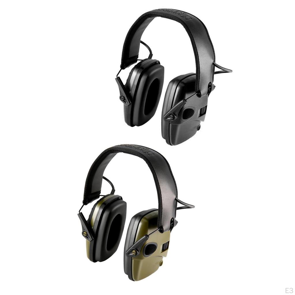 Электронная защита ушей Регулируемая гарнитура для игр Строительство Охота