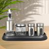 Yingbai Modern 10-Piece Commercial Tabletop Seasoning Organizer Set