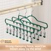 Windproof Clothes Drying Rack 8 Clips Hat Rack New Clothes Hanger  for Home Dormitory