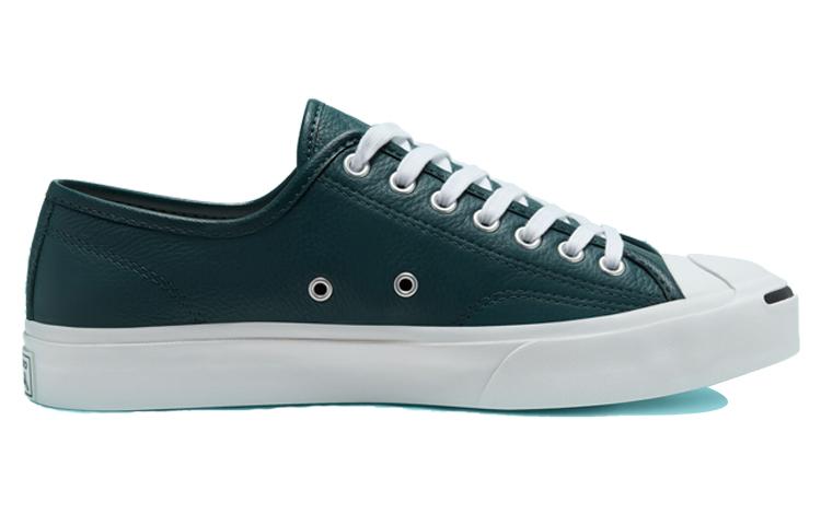 Converse Кожаная модель Jack Purcell сезонного цвета 'Зеленый Белый' 166726C