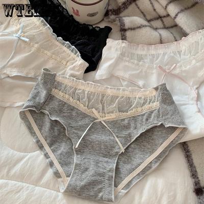 Женское кружевное нижнее белье Удобное женское кружевное нижнее белье Женское нижнее белье из чистого хлопка