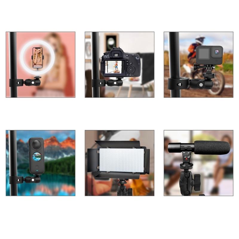 Надежное крепление для экшн-камер Крепление-зажим Улучшает впечатления от съемки Простое в использовании решение для записи