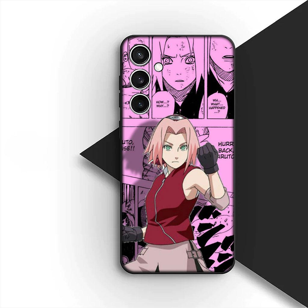 Phone Cover for Samsung Galaxy A35 A36 A55 A26 A05 A06 A14 A50 A51 A53 A54 A12 A13 A23 Case Haruno Sakura Narutos Uchiha Sasuke