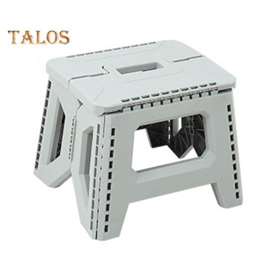 Plastic Folding Stool with Portable Handle Hold 400Lbs Lightweight Heavy Duty Outdoor Camping Hunting Picnic Fishing Mini Collapsible Chair Seat