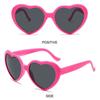 Cosplay Heart Sunglasses Halloween Party Glasses Trendy Women's Accessories  for Women