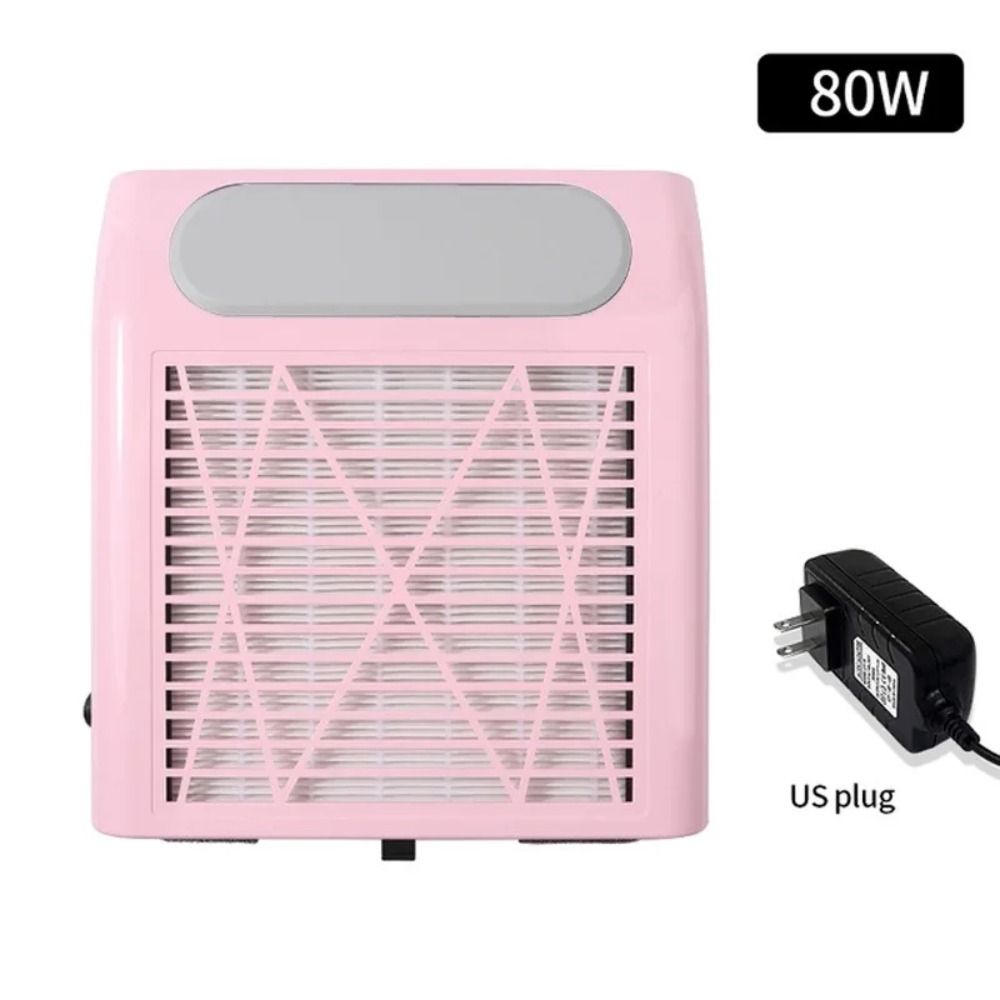 80W Nail Dust Collector Low Noise Manicure Machine Tools Durable Nails Dust Extractor Fan  DIY