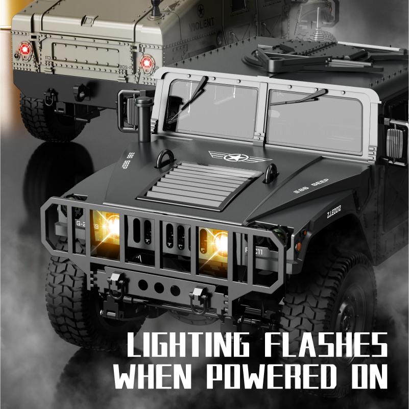 ABAH1 C8835 1:14 RC Car 2.4G Remote Control Car 4WD Off-road Climbing Simulation All-terrain RC Crawler Military Jeep JJRC RC Toys