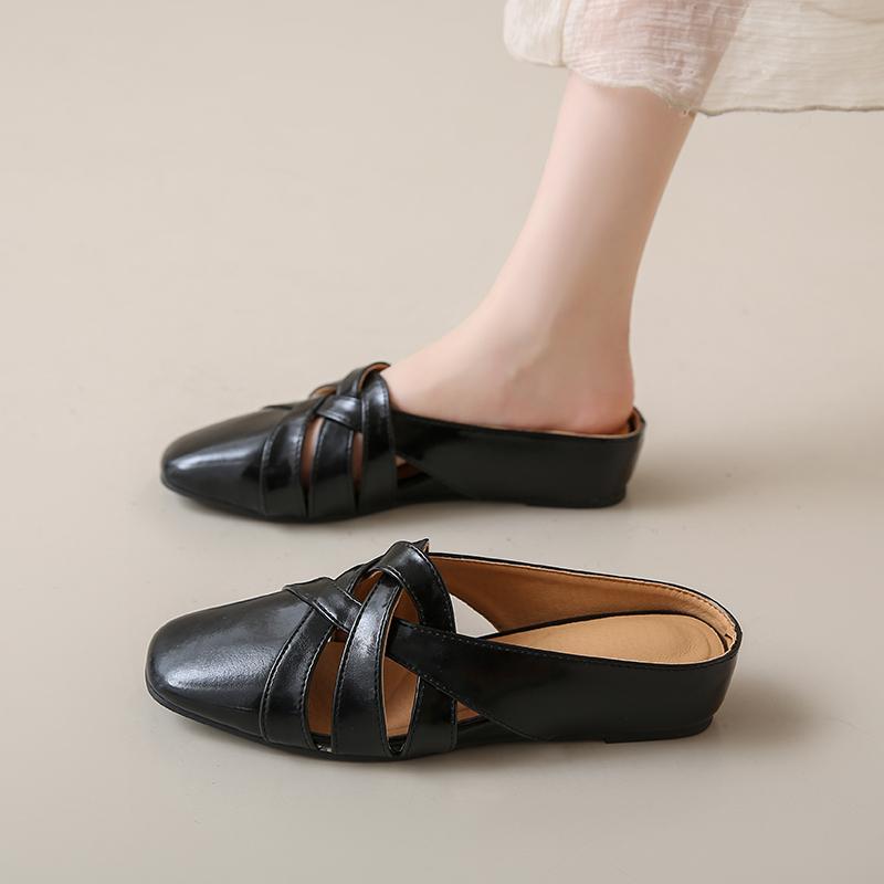 Мода 2024 года, модные повседневные туфли на плоской подошве для женщин, удобные женские туфли с неглубоким носком