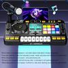 Interactive DJ Mixer Set Music Instrument Toy For Toddler Phone Connectivity 12 Sound Effects Musical Education Toy