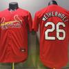 St. Louis Cardinals 26 Wetherholt Embroidered Baseball Jersey Short Sleeve Unisex Red