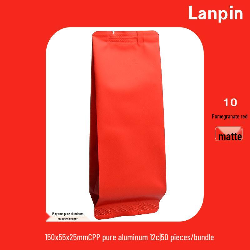 Премиальный алюминиевый фольгированный чайный пакетик для Яньча, черного чая, зеленого чая, корицы, Да Хун Пао