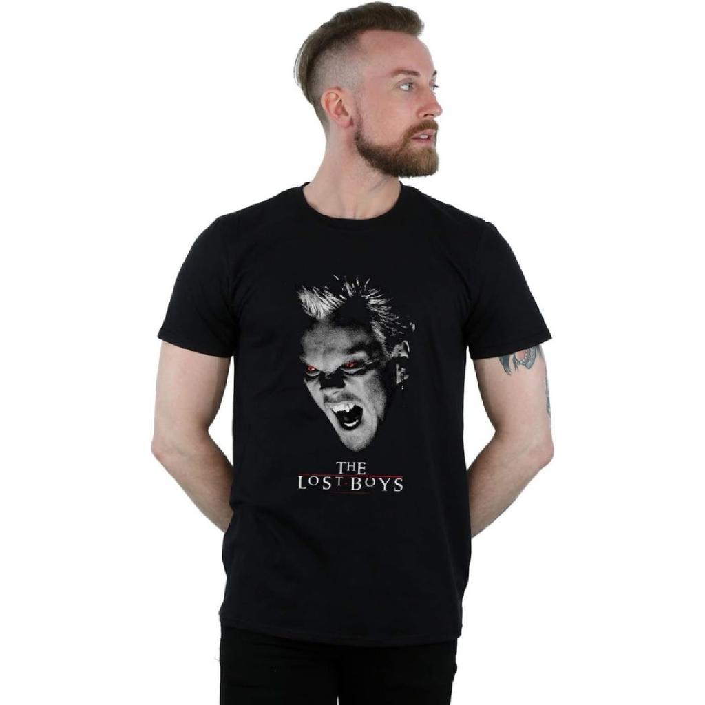 Absolute Cult The Lost Boys Men's David Snarl Mono T-Shirt Black Large