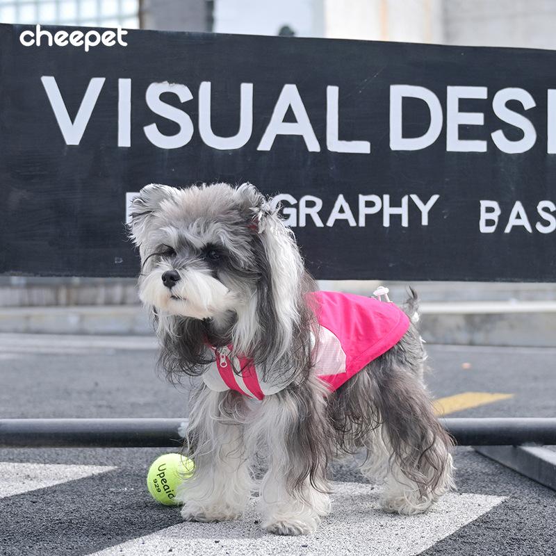 Candy sunscreen small flying sleeves pet dog spring and summer thin breathable four-legged anti-dirty and anti-ultraviolet clothing new