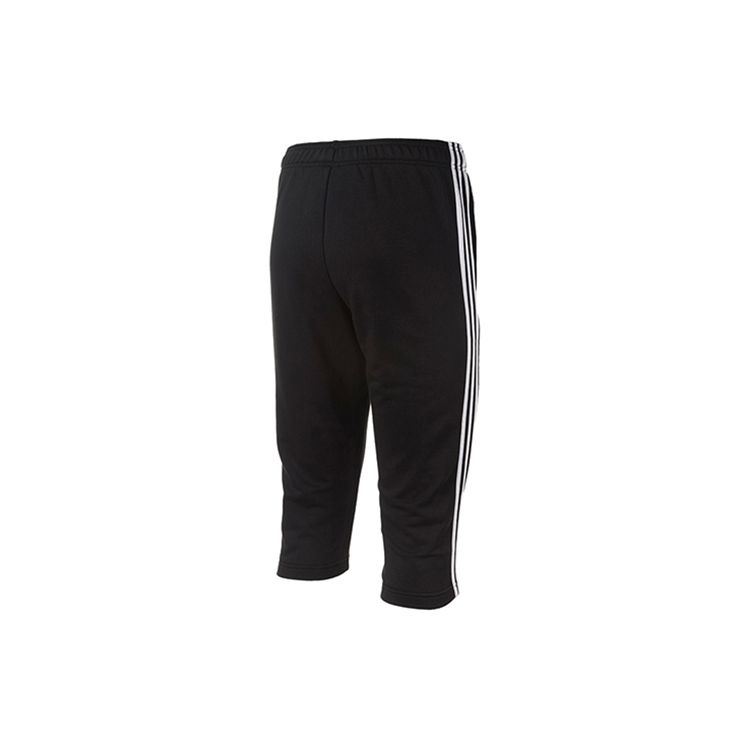 adidas Спортивные брюки Essential с 3 полосками длиной 3/4, мужские брюки, черные CG0770