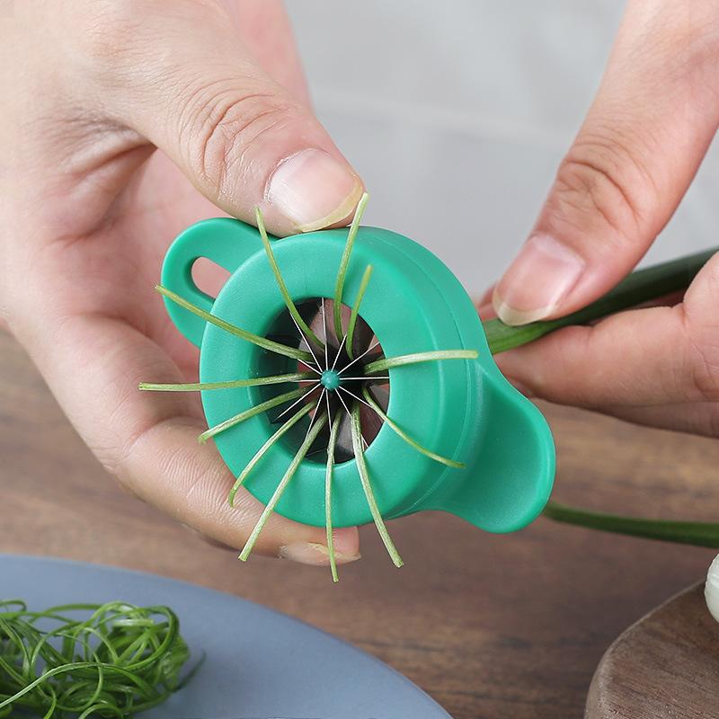 Shred Silk Knife Slicer Scallions Cutter Food Onion Chopper Vegetable Grater Cuisine Outils Onion Shredder Kitchen Gadgets