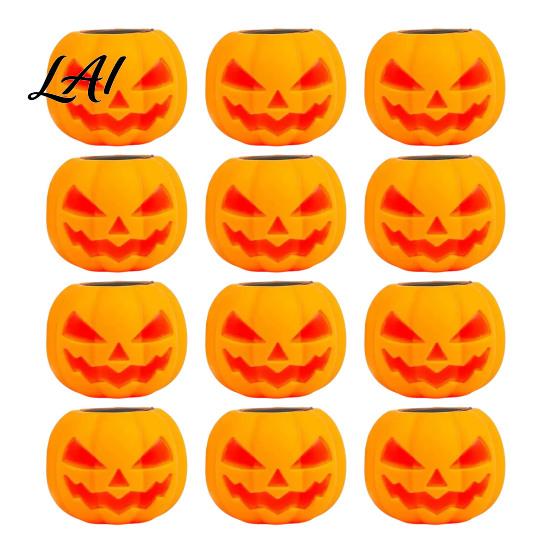 Pocket Fidget Toys 12Pcs Pop-up Ghost Pumpkin Squeeze Toy Stress Relief Head Sensory Toy Kit Creepy Pinch for Party Favors