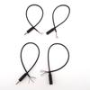 5pcs 3 or 4 Core Audio Output Line 30CM Audio Extension Cable Aux Single Head Line Stereo 3.5mm Male and Female Cable