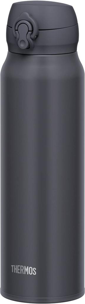 Thermos Vacuum Insulated Portable Smoke with Detachable Spout for Easy Stainless Steel Keeps Drinks Hot or SMB Mug, 750ml, Black, Cleaning,