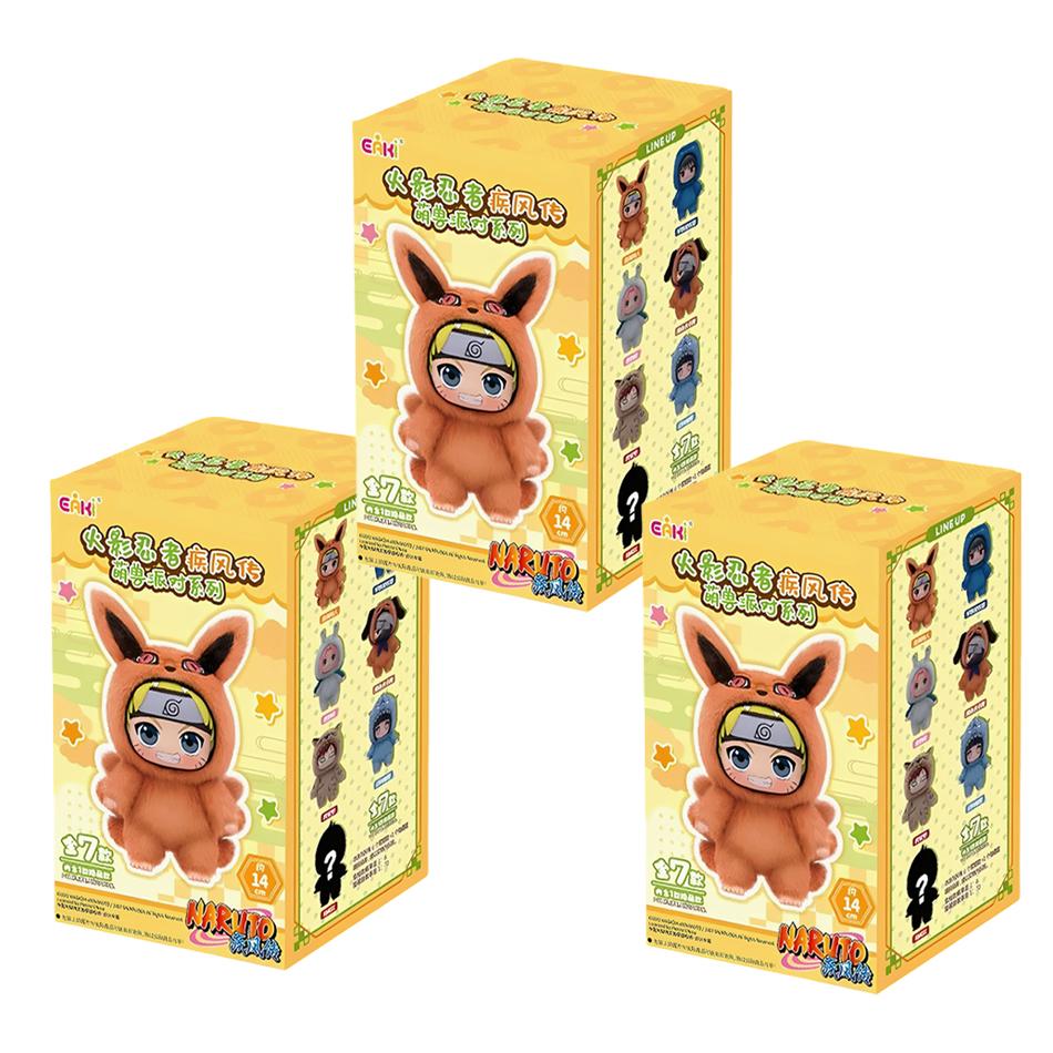 Оригинальный Наруто Ветер Милый Зверь Серия Вечеринка Слепой Бокс Модная Игрушка Фигурка Плюшевая Кукла Украшения Подарок на День Рождения Мальчика