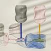 Бокал для шампанского Ручной работы Цветное Боросиликатное Стекло Бокал Стакан для сока Термостойкий Стаканы для питьевой воды Милые Коктейльные Бокалы для вина