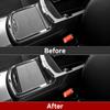 Автомобильный держатель для чашки из углеродного волокна, накладка, наклейка для Dodge Charger 2011-подстаканник для салона автомобиля