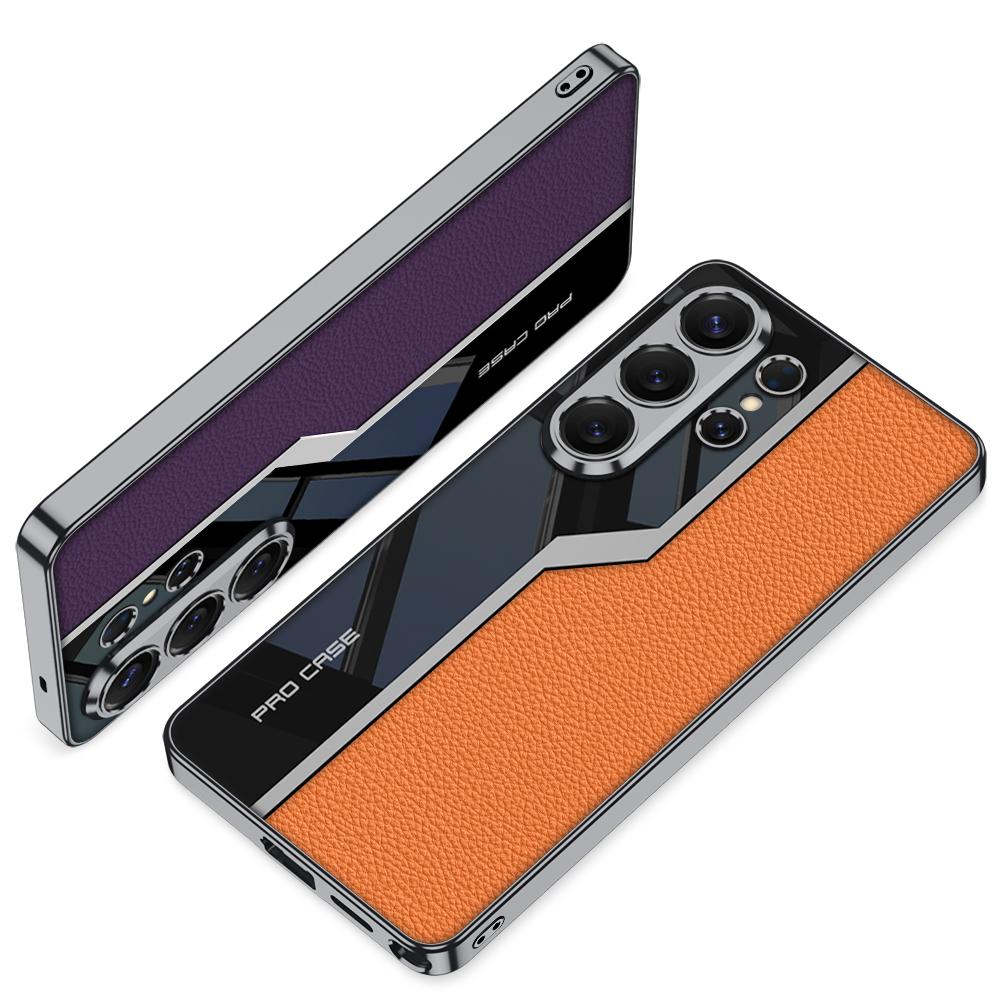 GKK Для Samsung Galaxy S26 Ultra Чехол ТПУ+ПК+ПУ Задняя крышка телефона Гальваническое покрытие