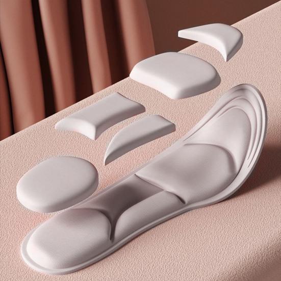 5D Insoles for Shoes Breathable Running Sport Insoles Arch Support Plantar Fasciitis Shoe Pads Memory Foam Shoe Inserts for All Shoes