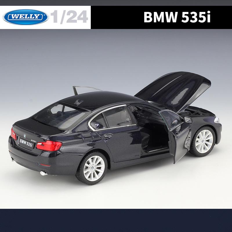 Welly 1/24 BMW 5 серии 535i Литой Модель Автомобиля Металлическая Литая Игрушечные Транспортные Средства Модель Автомобиля Высокая Симуляция Коллекция Детская Игрушка Подарки