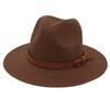 Top Hat Yellow Belt Accessories Jazz Panama Straw Hat Fedora Hat Panama