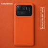 Деловой Чехол для Телефона Для Xiaomi15 Pro 11TPro 11Lite 10T 13 Текстура Личи Натуральная Кожа Задняя Крышка Чехол Защитный Fundas