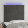 VidaXL LED Headboard Bedroom Furniture Single Bed Accessory Headboard Bed Frame Interior Dark Grey 3122693