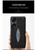 Чехол-получечник из натуральной кожи с узором «Жемчужная рыбка» для OPPO A1, подходит для моделей A1Pro и A1 Vitality.