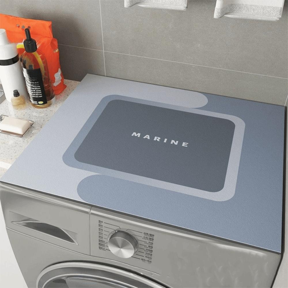 Printed Fridge Top Mat Absorbent Table Pad Microwave Oven Protecor Floor Mat  Bathroom