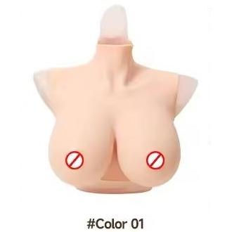 Silicone Breastplate Silicone Filled Realistic K Cup Silicone Breast Forms for Crossdresser Drag Queen Male to Female Suit