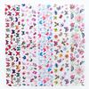 10 Pcs Holographic Nail Foil Set Transparent Butterfly Nail Art Transfer Sticker
