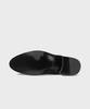 Firenze Atelier Slim Toe Velcro Pull-Up Leather Zip-Up Boots 3344 [Matt Black]
