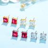 Earrings Diamond Square Right Angle Earrings Women's Fashion Temperament Jewelry