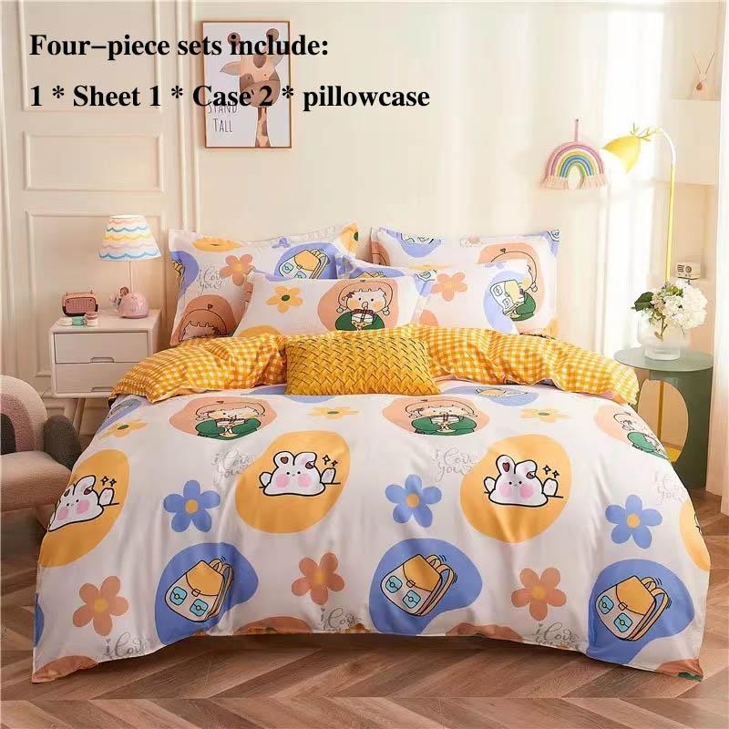 Кровать, состоящая из четырех частей, была с рукавами в комплекте, 1,8 метра, 2 метра, кровать в стиле Qingxianjie, домашнее постельное белье